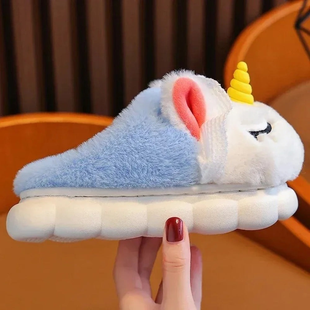 Licorne pantoufle