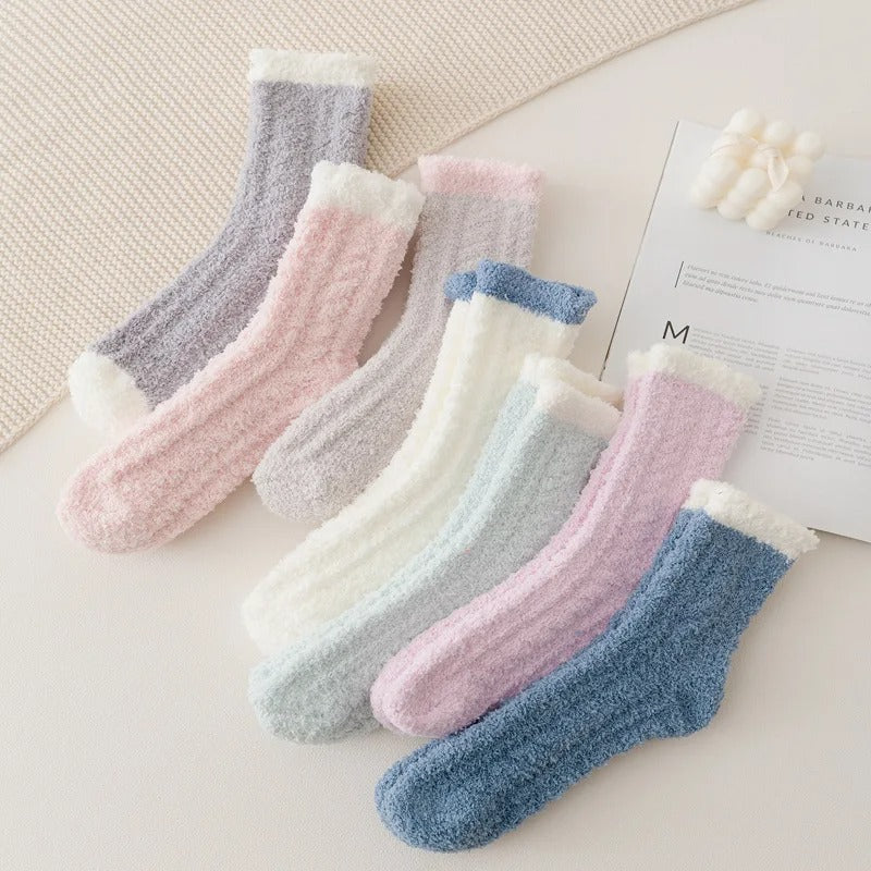 Chaussons chaussettes femme