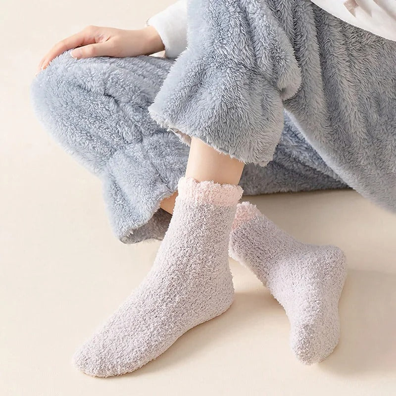 Chaussons chaussettes femme