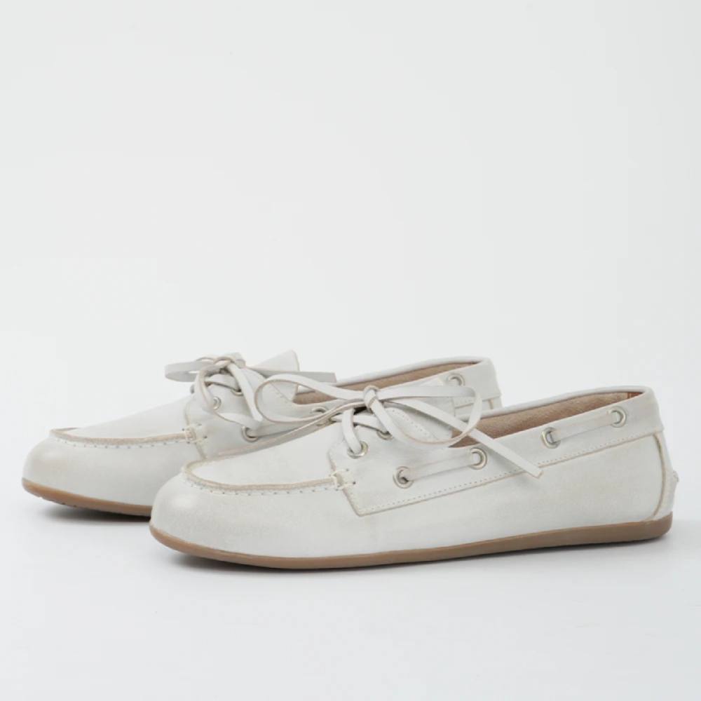 Mocassin à lacets femme
