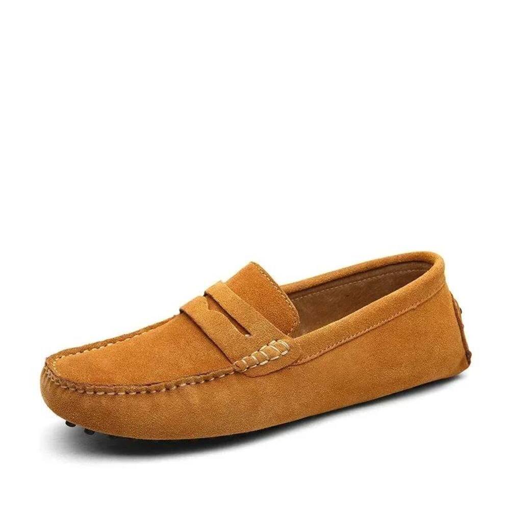 Mocassin bleu marine homme