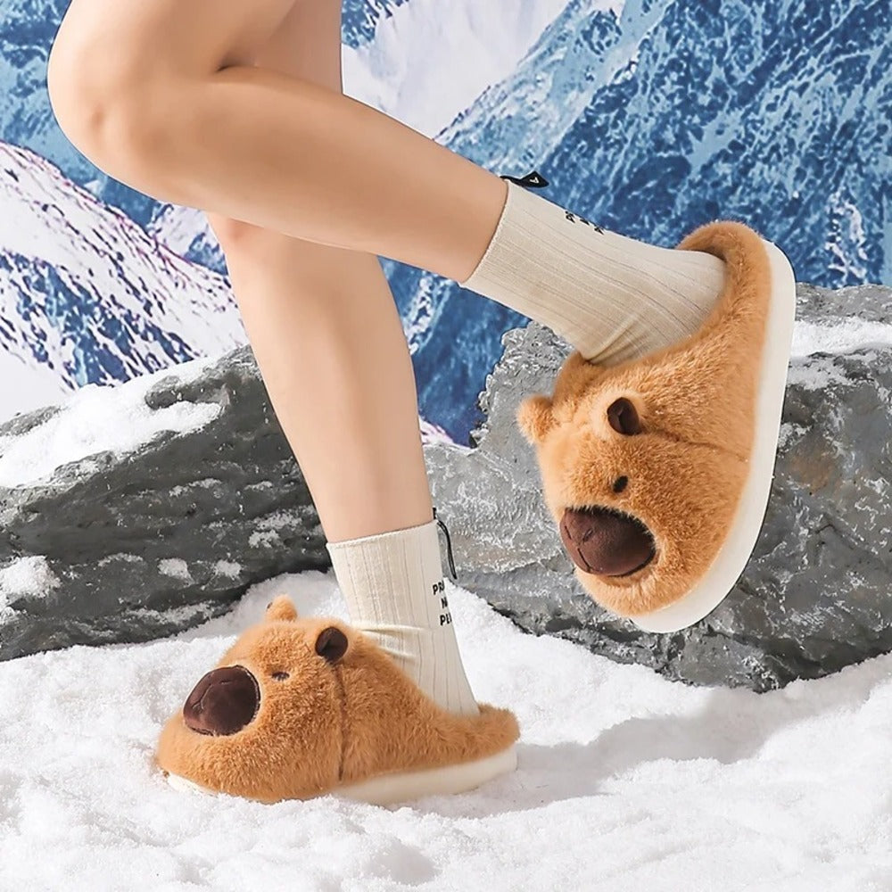 Pantoufle animaux adulte