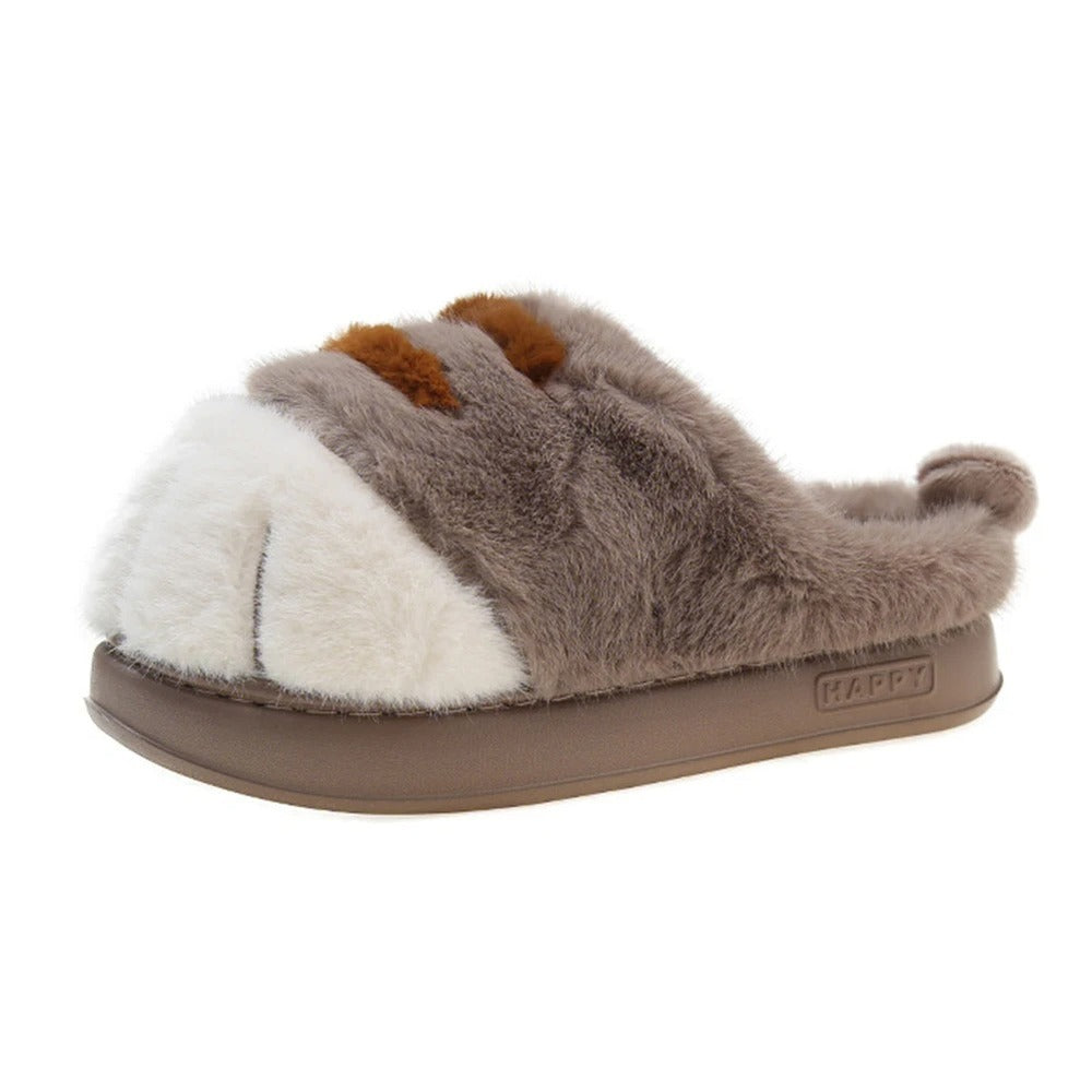 Pantoufle chat femme
