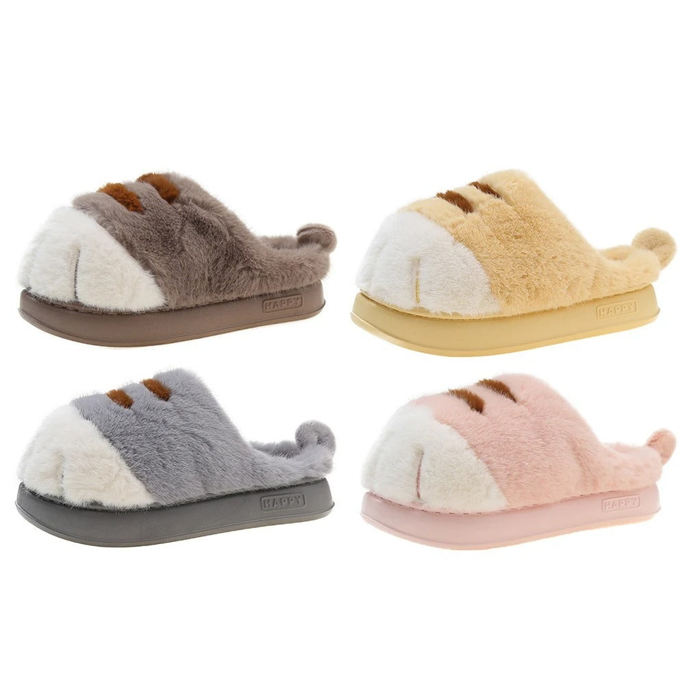 Pantoufle chat femme