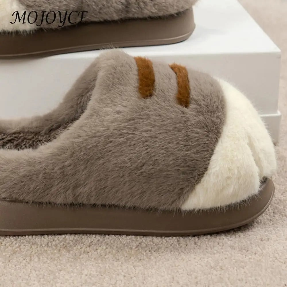Pantoufle chat femme