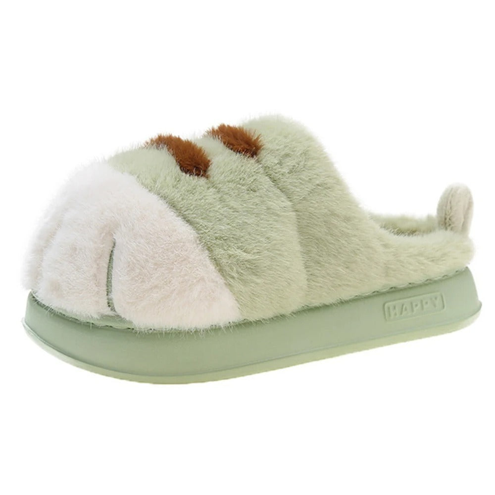 Pantoufle chat femme
