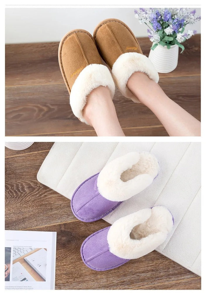 Pantoufle en imitation de mouton