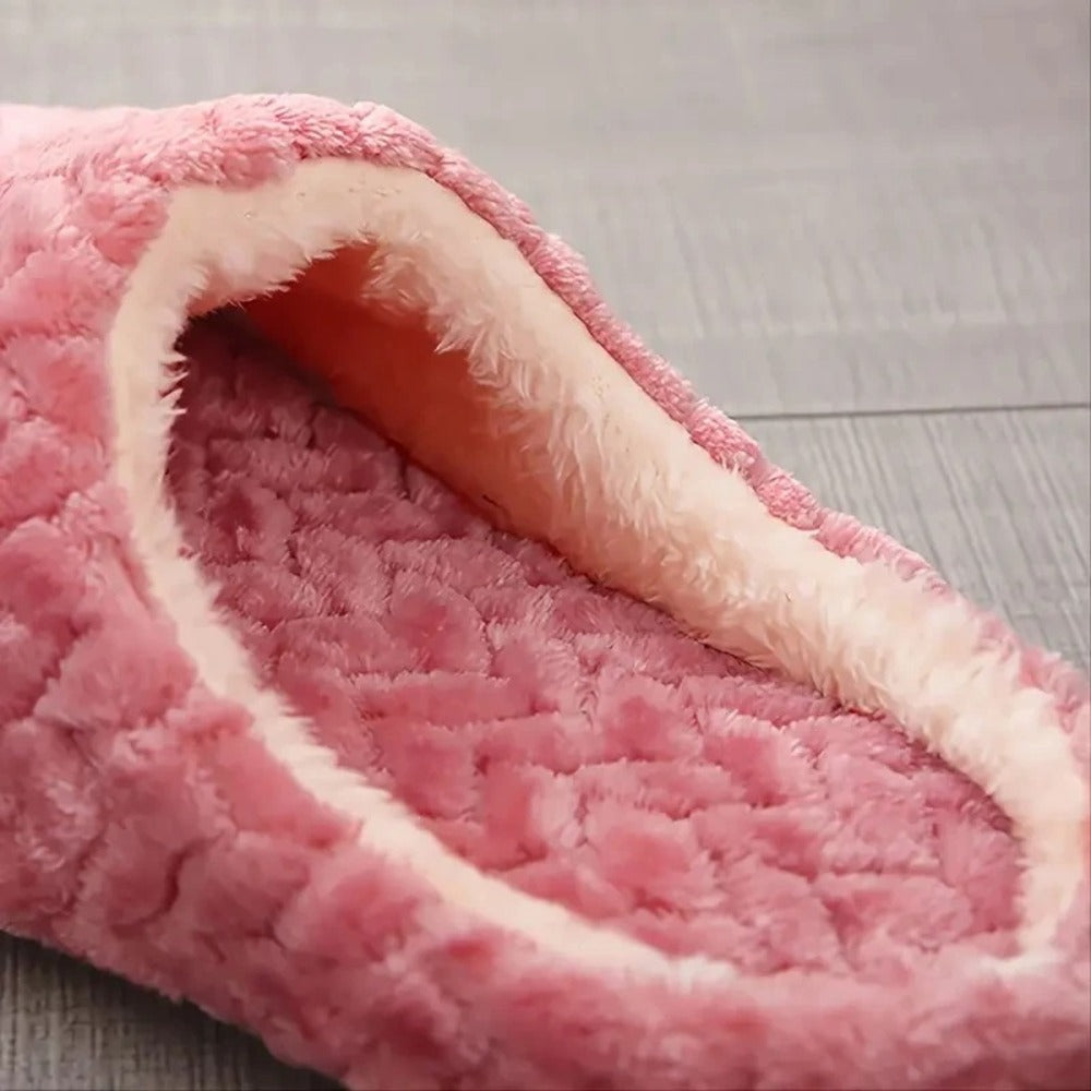 Pantoufle en peluche