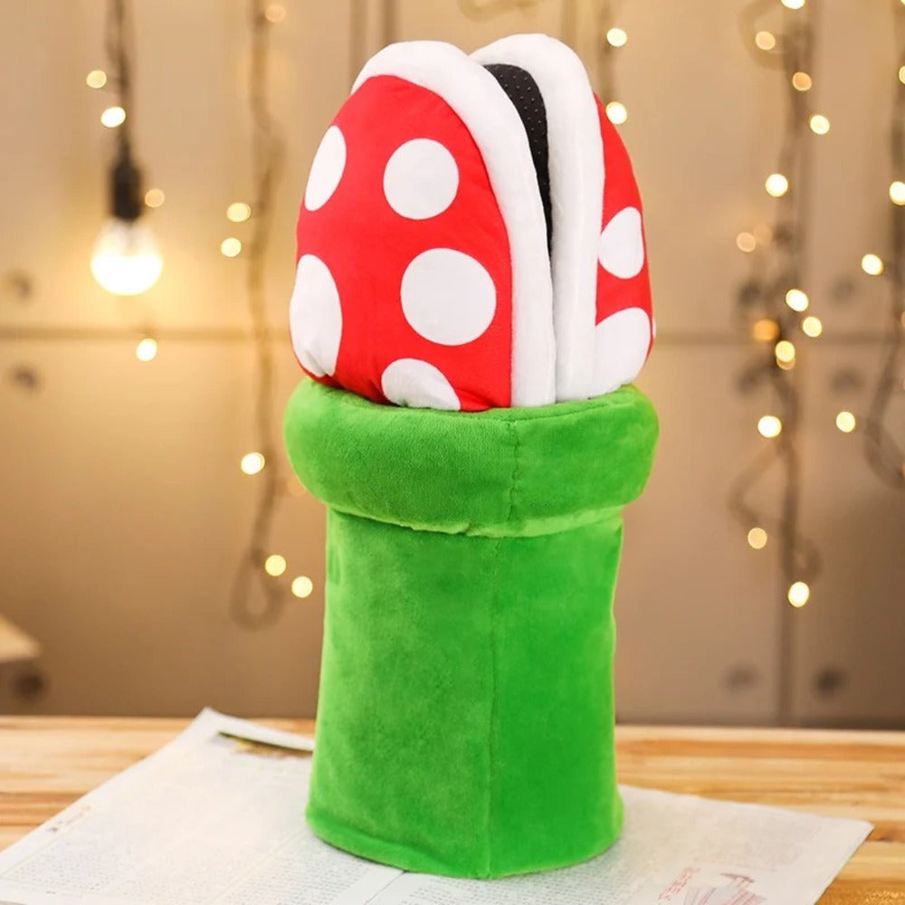 Pantoufle mario plante