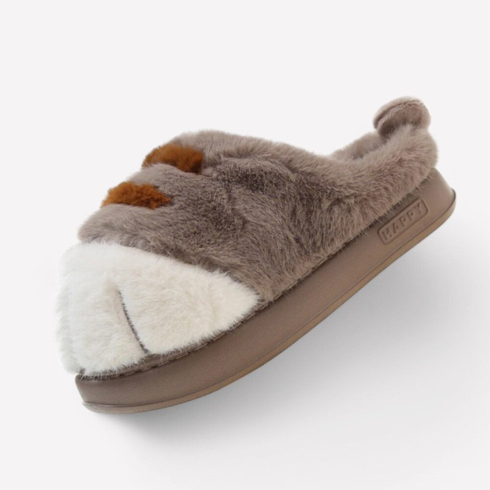 Pantoufle chat femme