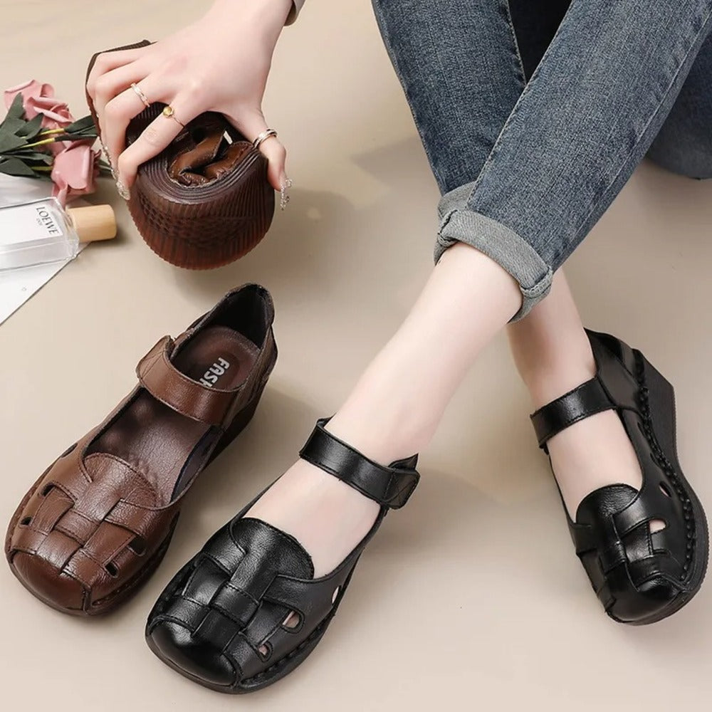 Sandales marrons femmes