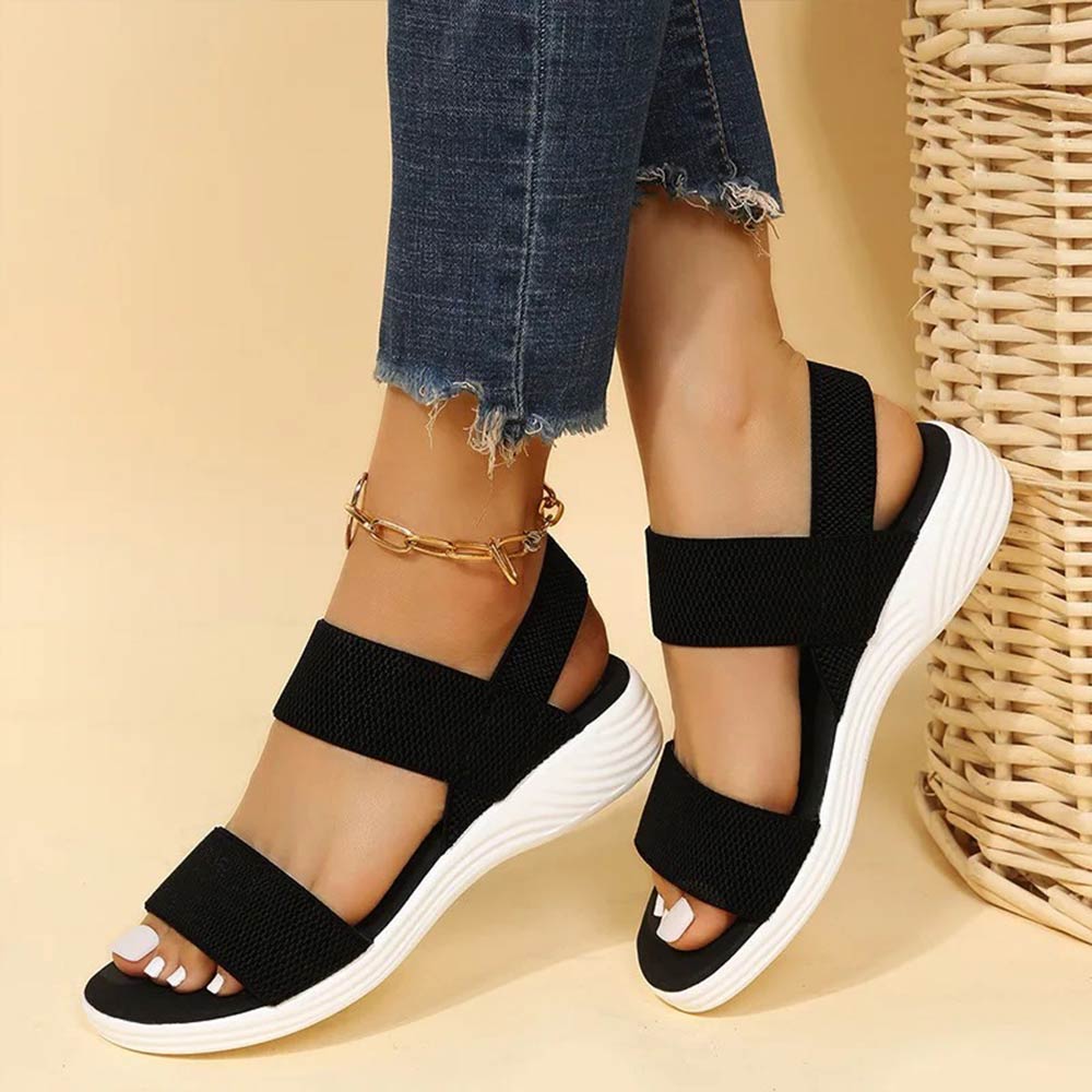 Sandales orthopediques en tissu pour femmes