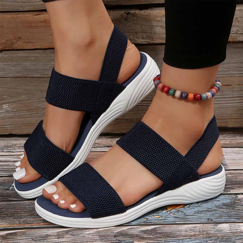 Sandales orthopediques en tissu pour femmes