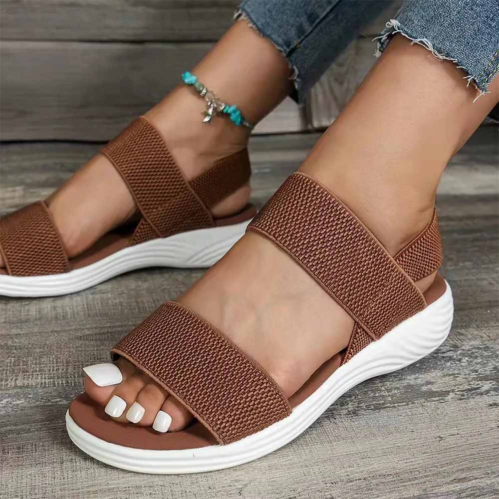Sandales orthopediques en tissu pour femmes