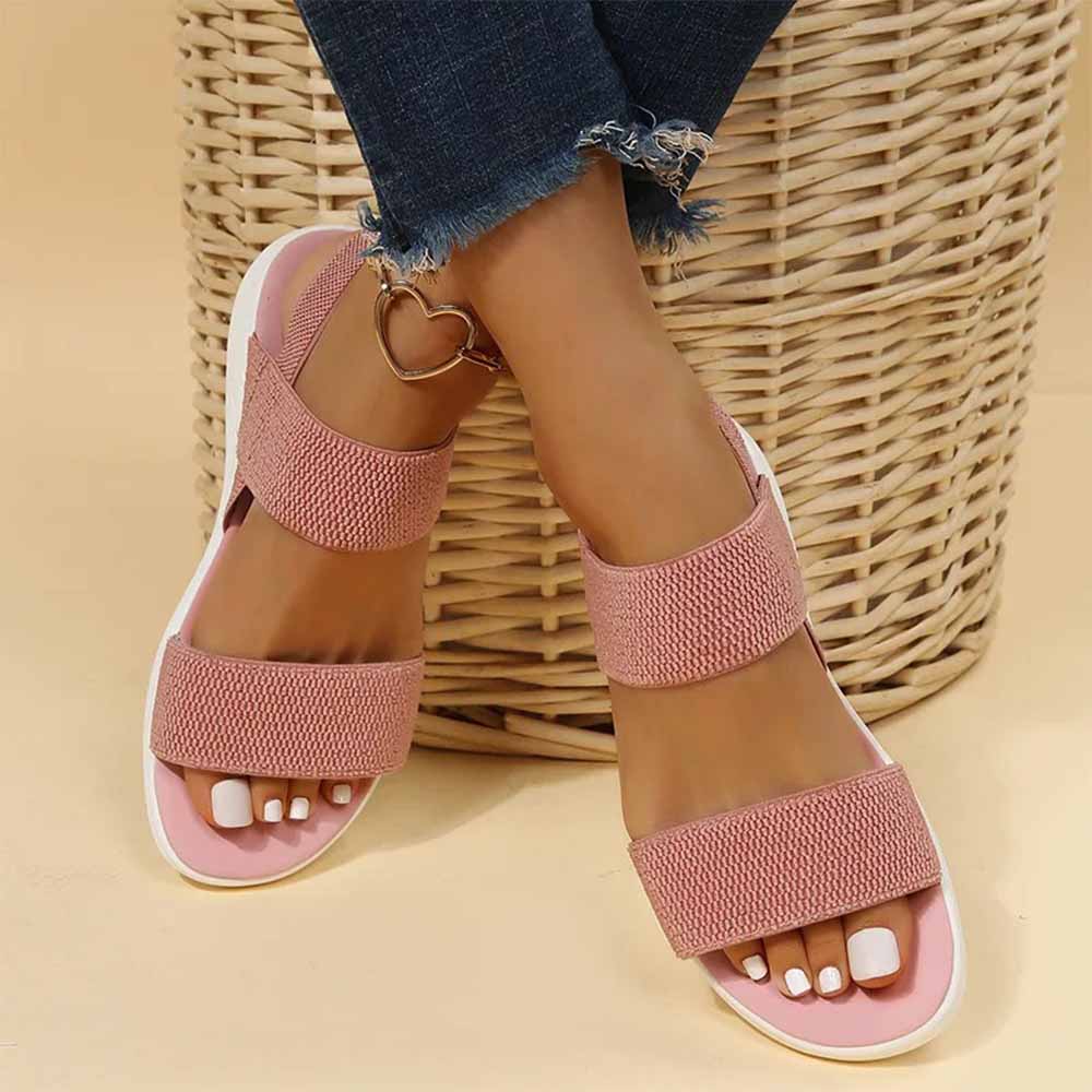 Sandales orthopediques en tissu pour femmes