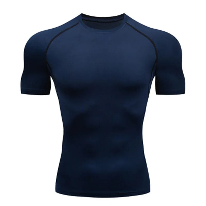 T shirt compression homme