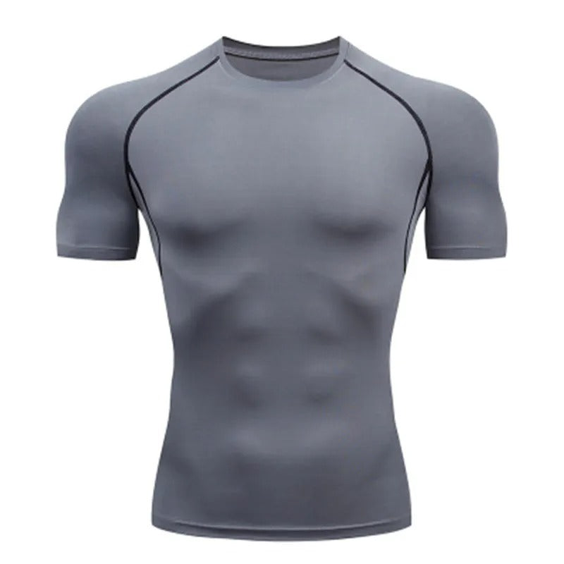 T shirt compression homme