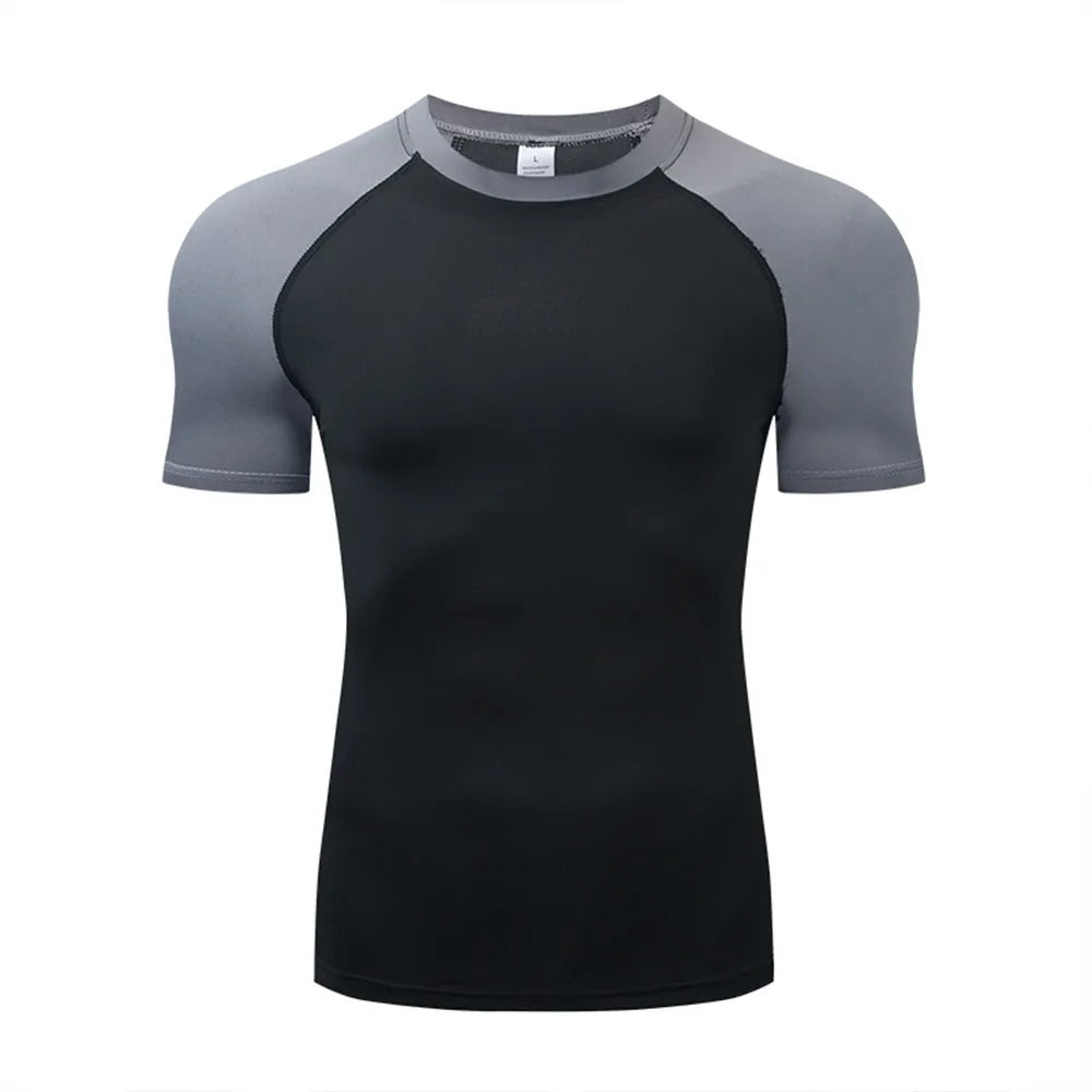 T shirt compression homme
