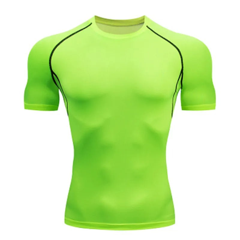 T shirt compression homme