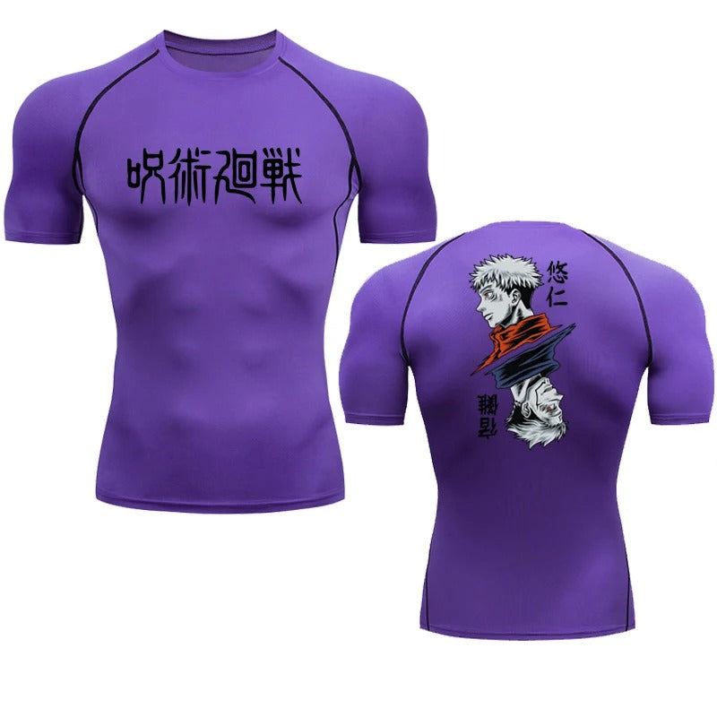 T shirt compression anime