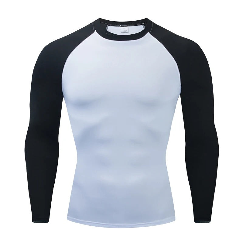 T shirt compression manche longue