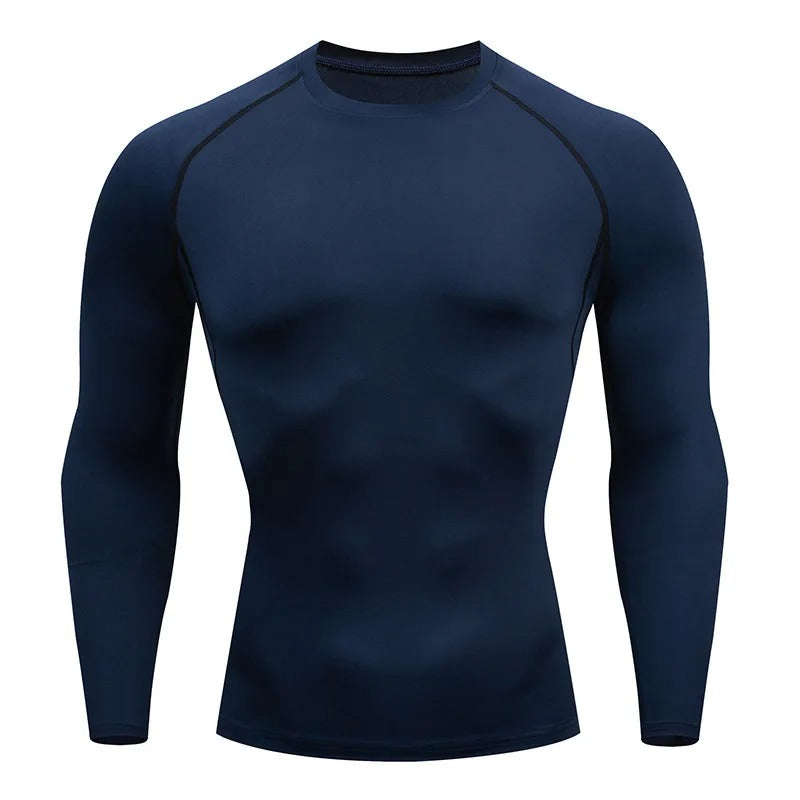 T shirt compression manche longue