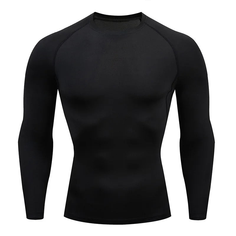 T shirt compression manche longue