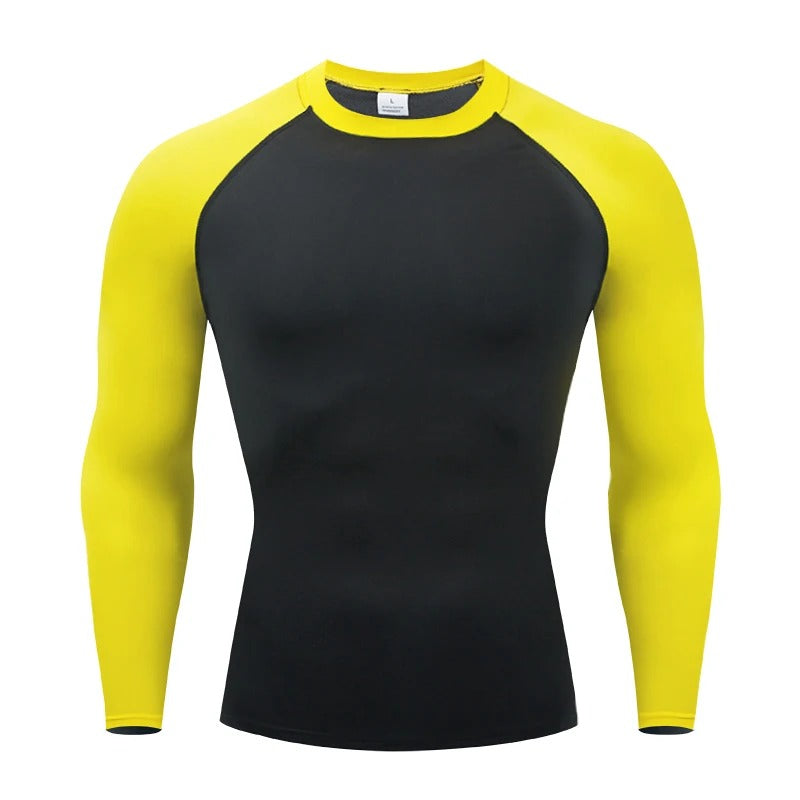 T shirt compression manche longue
