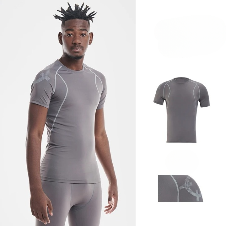 T shirt compression musculation