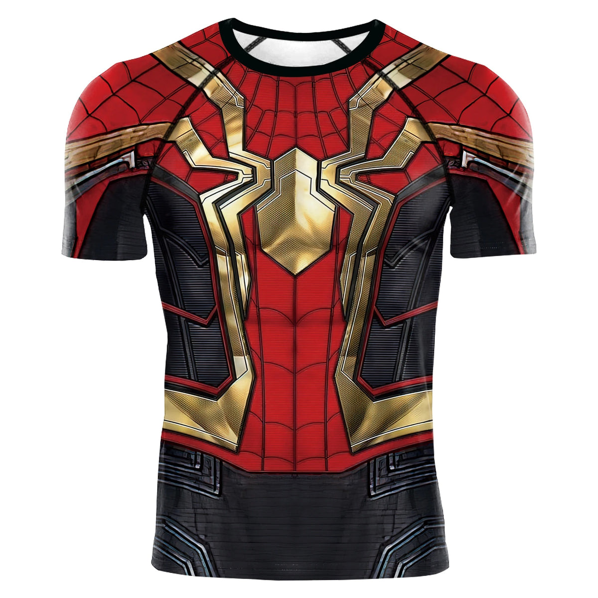 T shirt spiderman compression