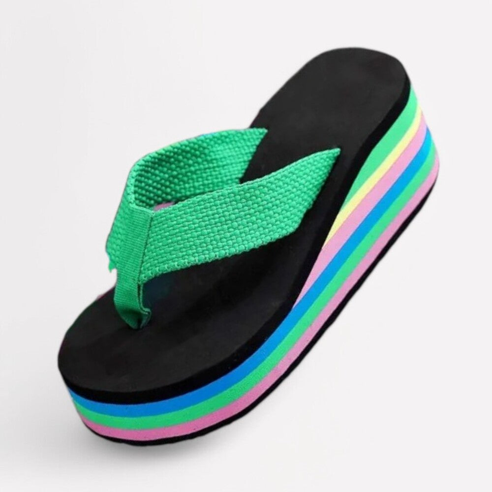 Tongs arc en ciel